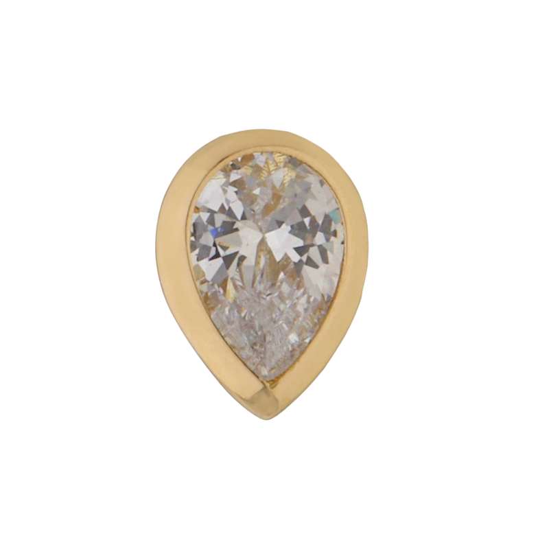 آویز گردنبند طلا 18 عیار زنانه مایا ماهک مدل MM1856 طرح اشک