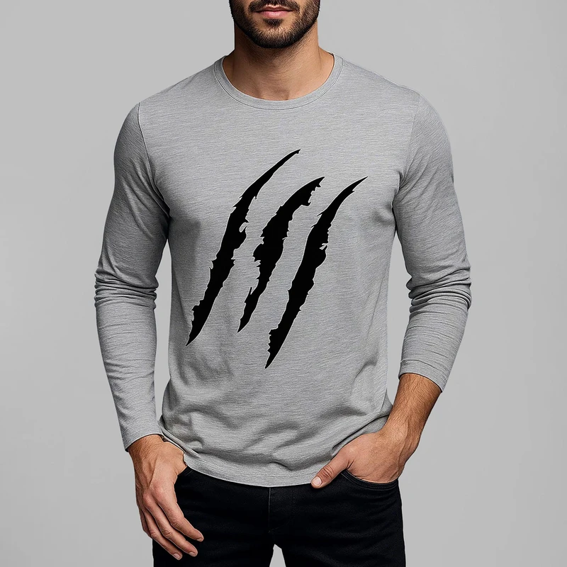 تی شرت آستین بلند مردانه مدل S296