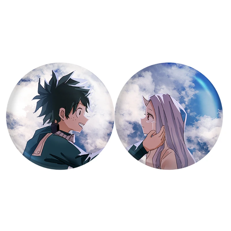 مگنت خندالو مدل اری و میدوریا انیمه آکادمی قهرمان من My Hero Academia کد A217 مجموعه 2 عددی