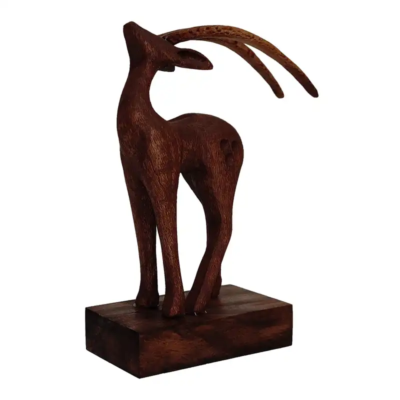 مجسمه چوبی مدل غزال کد 40134