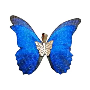 آویز گردنبند طلا 18 عیار زنانه مدل پروانه کد K30