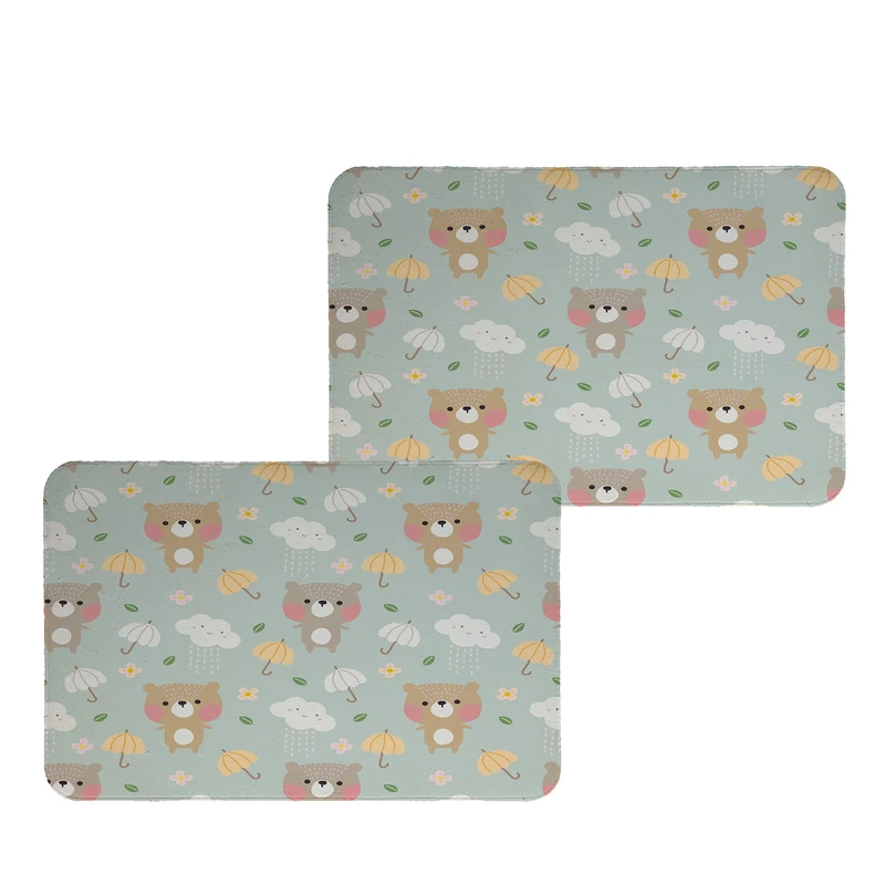 زیربشقابی طرح خرس کد 9372 بسته 2 عددی 