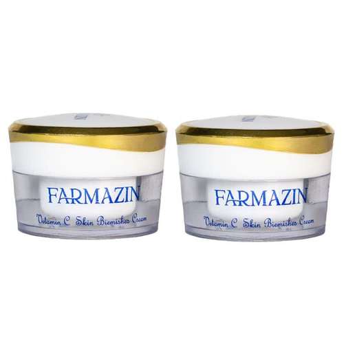 کرم روشن کننده دست و صورت فارمازین مدل ویتامین C مناسب برای انواع پوست حجم 30 میلی لیتر مجموعه دو عددی