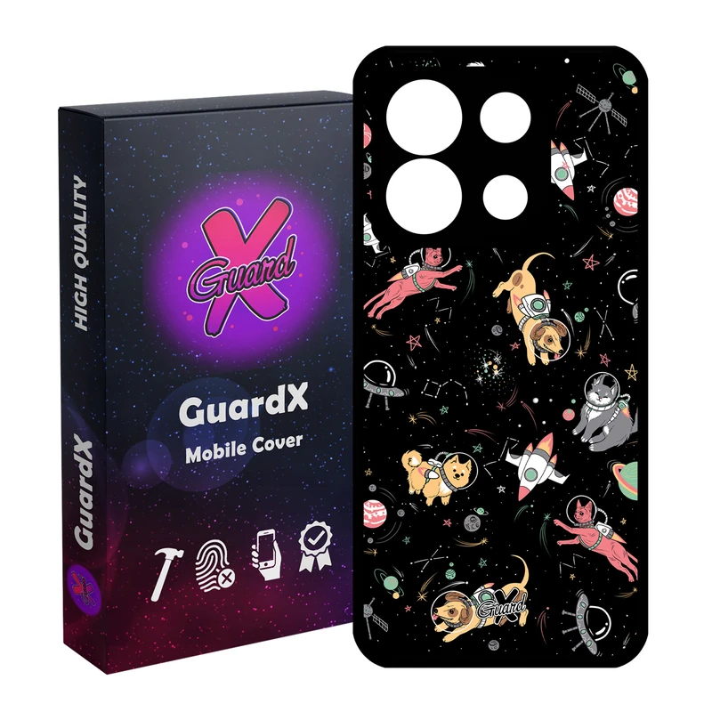 کاور گارد ایکس طرح Pet مدل Glass10157 مناسب برای گوشی موبایل شیائومی Redmi Note 13 5G