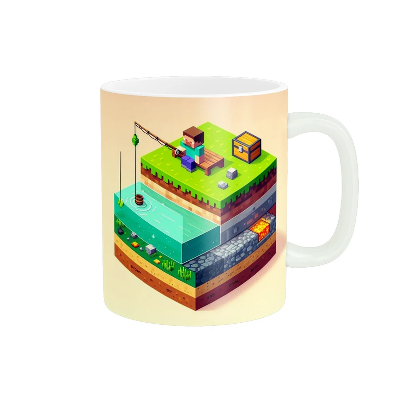 ماگ پاد آفرین مدل فانتزی طرح گیم بازی ماینکرافت کد p11905