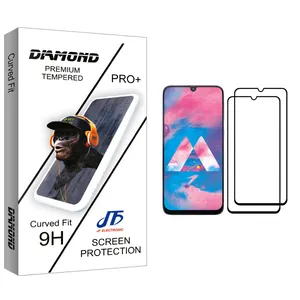JF Diamond glass Screen Protector For Samsung Galaxy M30 Pack Of 2
