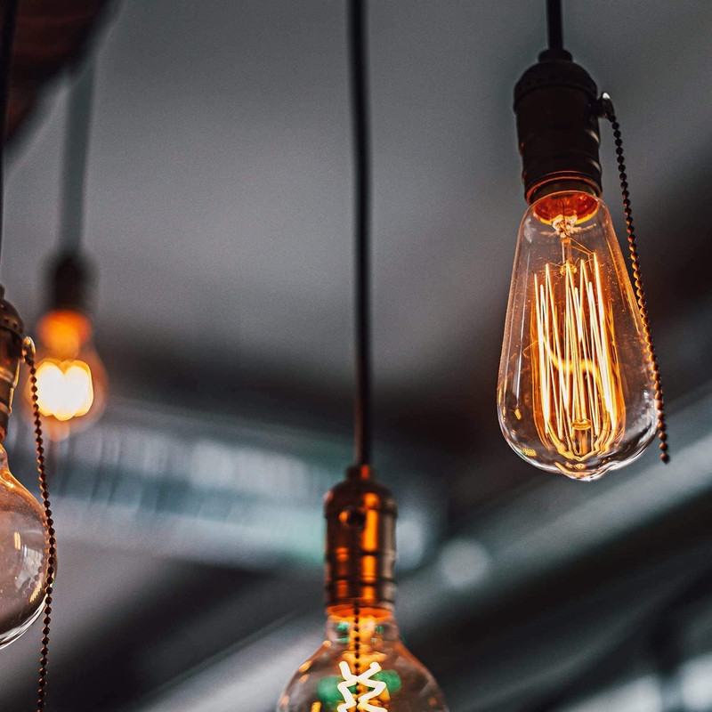 لامپ ادیسونی 40 وات مدل ST64 Vertical پایه E27 بسته 6 عددی