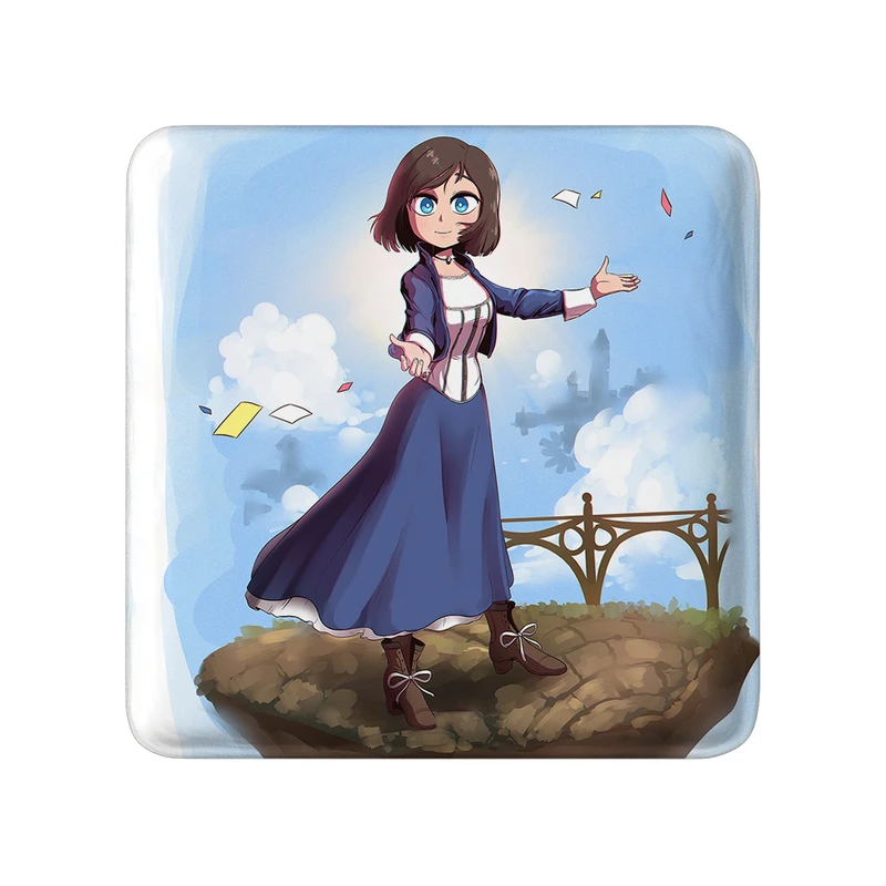 مگنت خندالو طرح بازی بایوشاک (Bioshock) مدل مربعی کد 31336