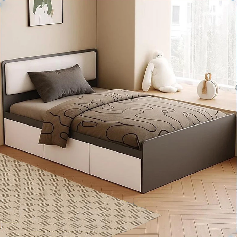 تخت‌خواب ملامینه یک نفره مدل MINI سایز 200x90 سانتی متر