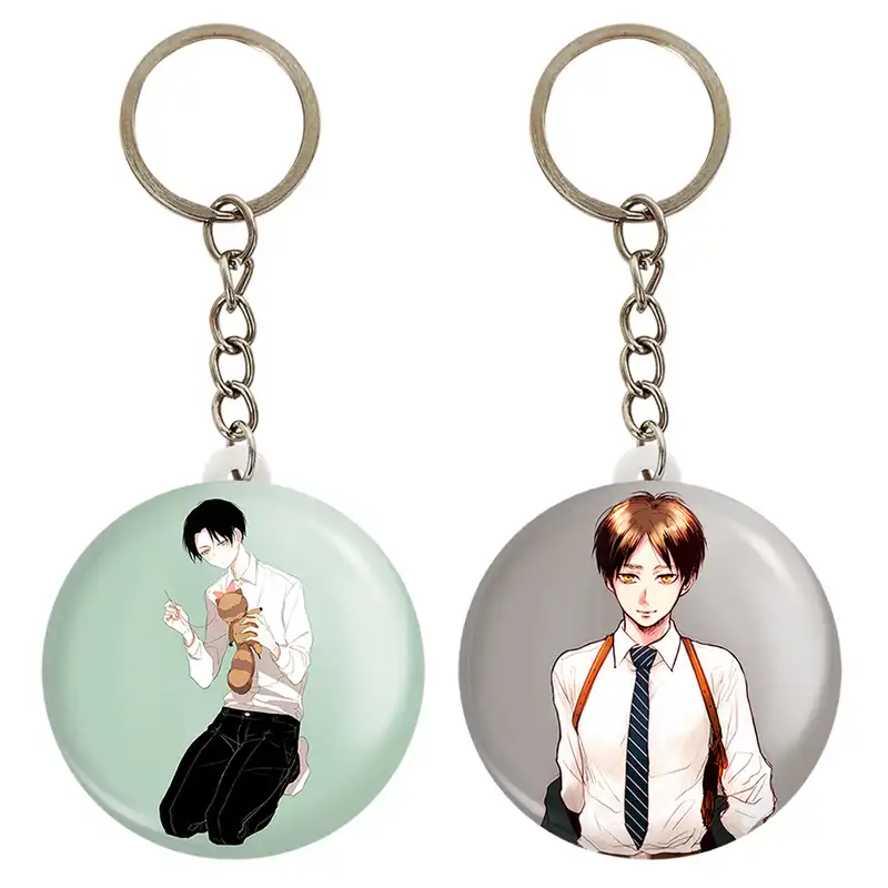 جاکلیدی خندالو مدل لیوای اکرمن انیمه اتک آن تایتان کد 1862718621 مجموعه 2 عددی