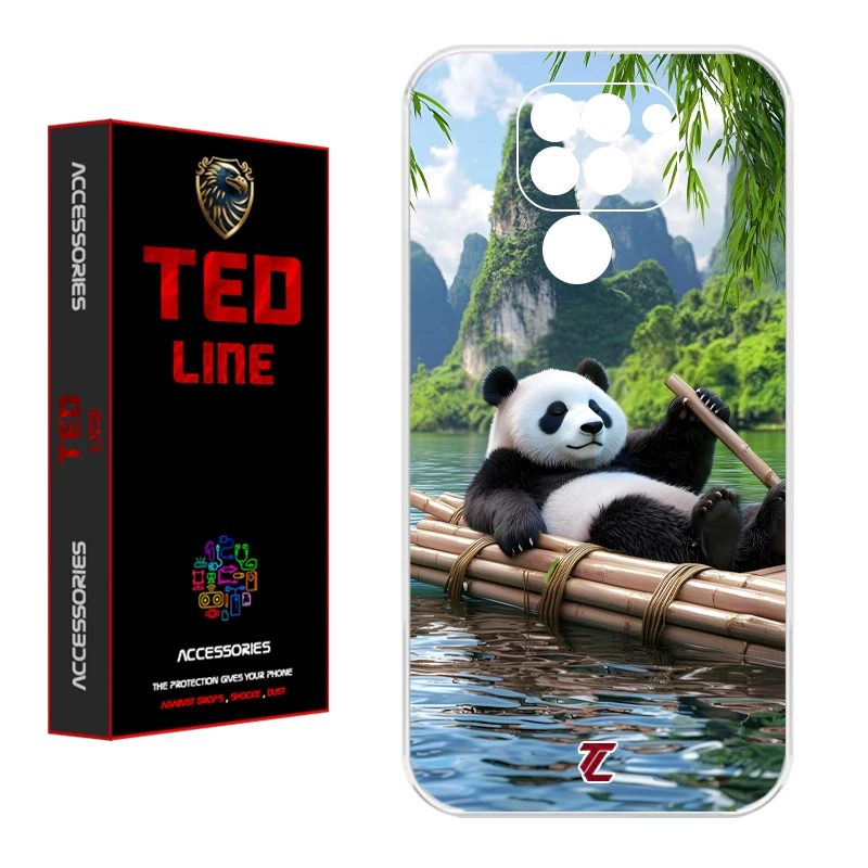 کاور تدلاین طرح پاندا کد 1162 مناسب برای گوشی موبایل شیائومی Redmi Note 9