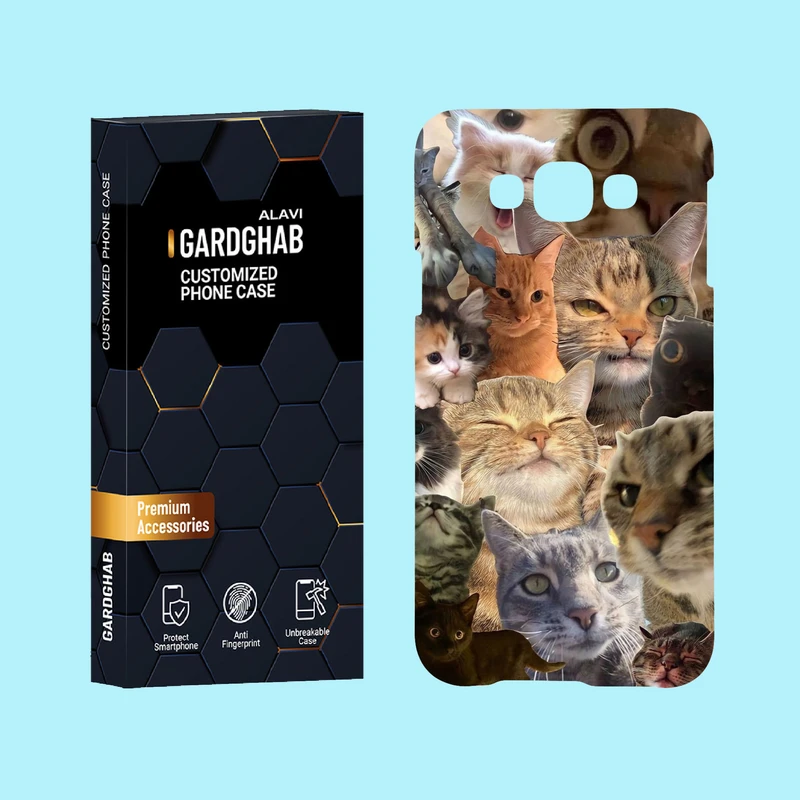 کاور گارد قاب علوی مدل حیوانات مناسب برای گوشی موبایل سامسونگ Galaxy E7 2015