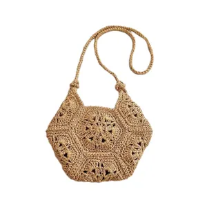 کیف بافتنی مدل شش ضلعی