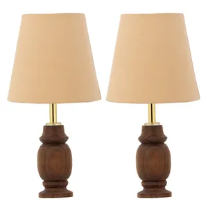 آباژور رومیزی مدل چوبی بومرنگ مینی کد 49 مجموعه دو عددی