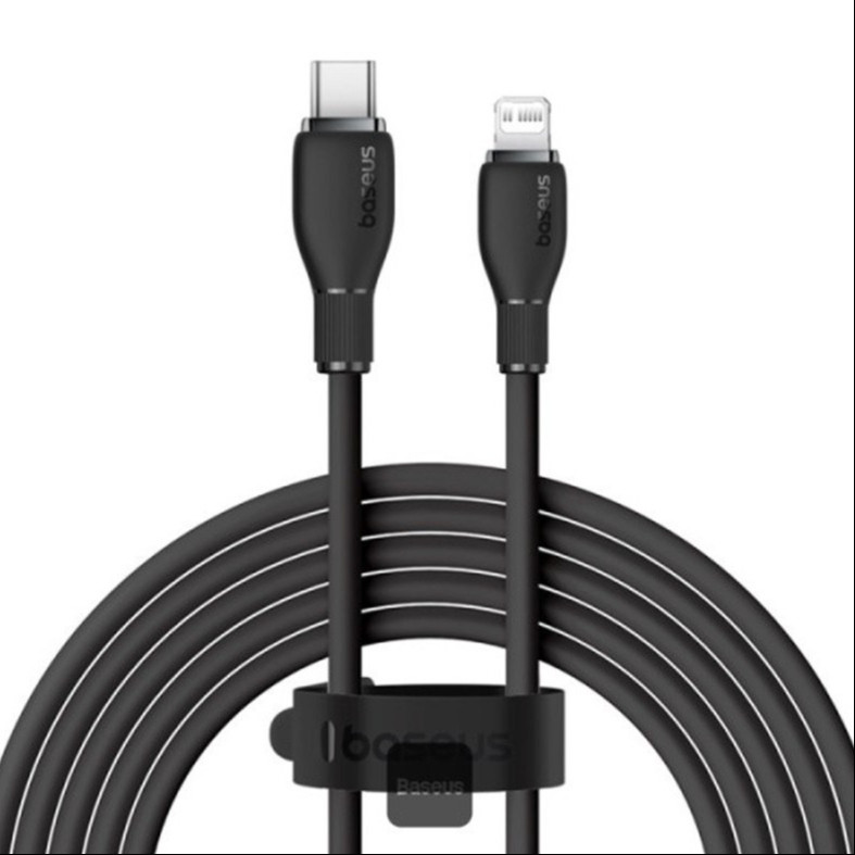 کابل تبدیل USB-C به لایتنینگ بیسوس مدل Pudding 103355701311 طول 2 متر