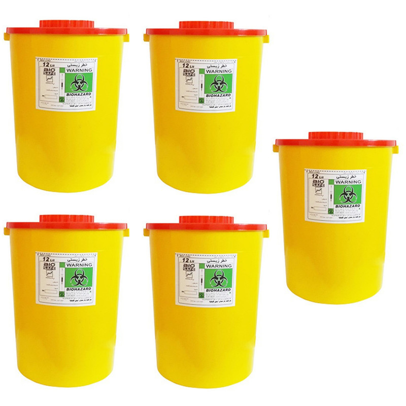 سیفتی باکس بیوسیف کد M700 ظرفیت 12000 میلی لیتر بسته 5 عددی