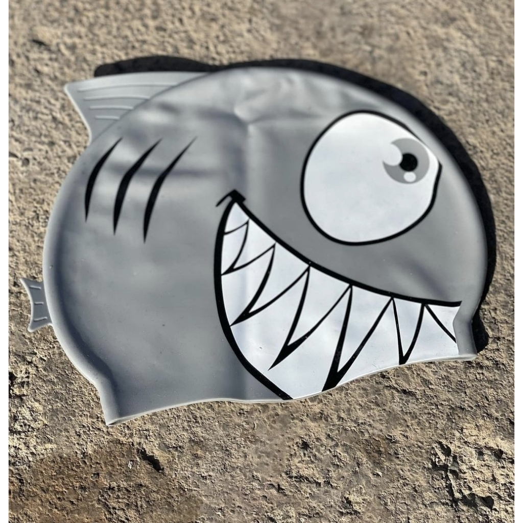 کلاه شنا بچگانه مدل FISH CAP CH1 سیلیکونی