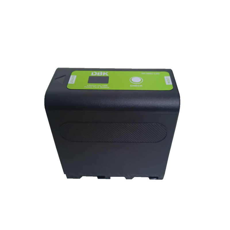 باتری لیتیومی قابل شارژ دی بی کی مدل NP-980U-LCD ظرفیت 7200 میلی‌آمپرساعت