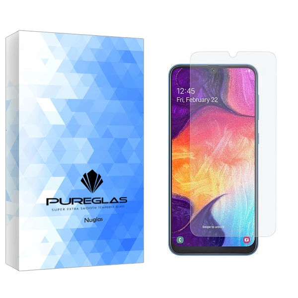 محافظ صفحه نمایش پیور گلس مدل NuGlas2 مناسب برای گوشی موبایل سامسونگ Galaxy A20