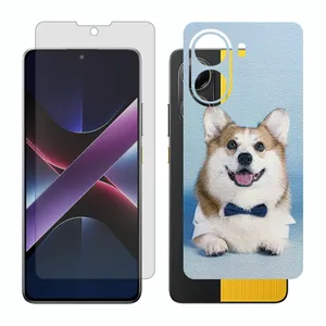 Glass Together model transparent screen protector suitable for Xiaomi Poco X7 Pro mobile phone with back cover sticker