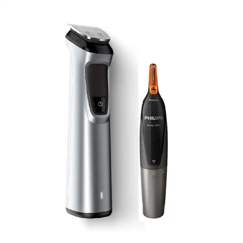 ست ماشین اصلاح موی صورت فیلیپس مدل MG7715 به همراه موزن بینی مدل NT3160