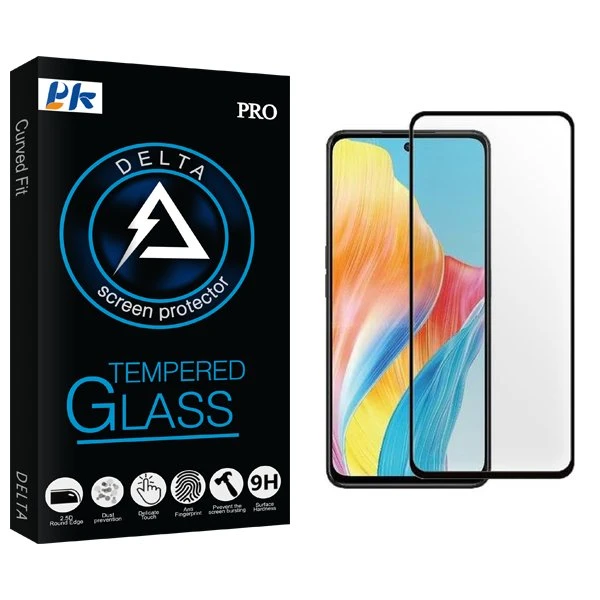 محافظ صفحه نمایش شیشه ای پی کی مدل Delta مناسب برای گوشی موبایل اوپو A98