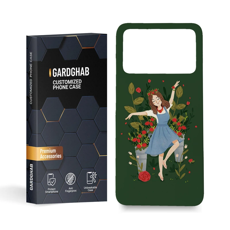 کاور گارد قاب مدل دخترانه مناسب برای گوشی موبایل شیائومی poco X4 pro