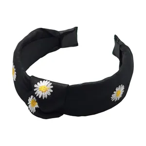 تل مو زنانه مدل گل بابونه كد PRC193-BK