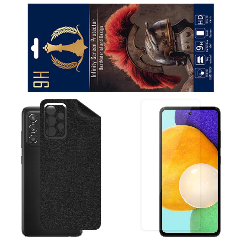 برچسب پوششی اینفینیتی مدل CH مناسب برای گوشی موبایل سامسونگ Galaxy A52 5G به همراه محافظ صفحه نمایش 