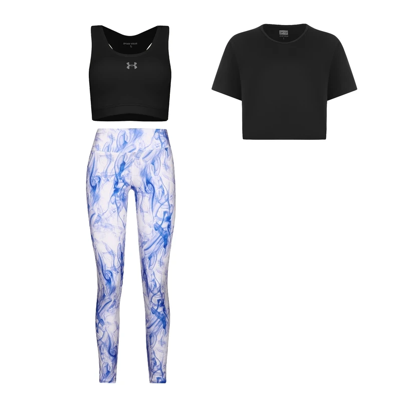 ست سه تکه لباس ورزشی زنانه مدل 1801-4104-56