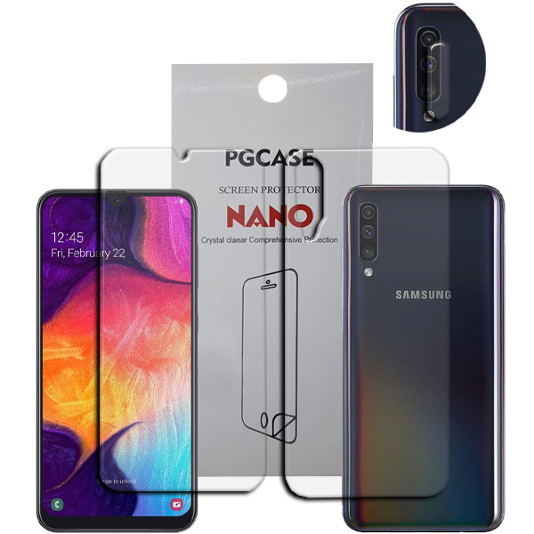 محافظ صفحه نمایش مدل Star Max مناسب برای گوشی موبایل سامسونگ Galaxy A50 به همراه محافظ لنز دوربین و محافظ پشت گوشی