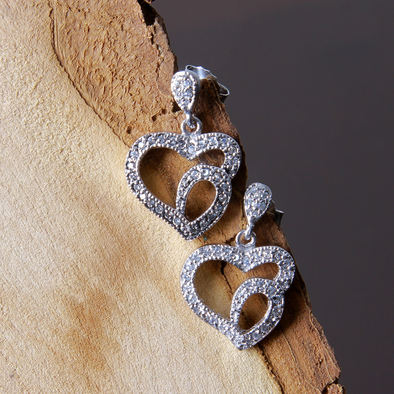 گوشواره نقره زنانه بازرگانی میلادی کد GZN_149 گوشواره نقره زنانه بازرگانی میلادی کد GZN_149