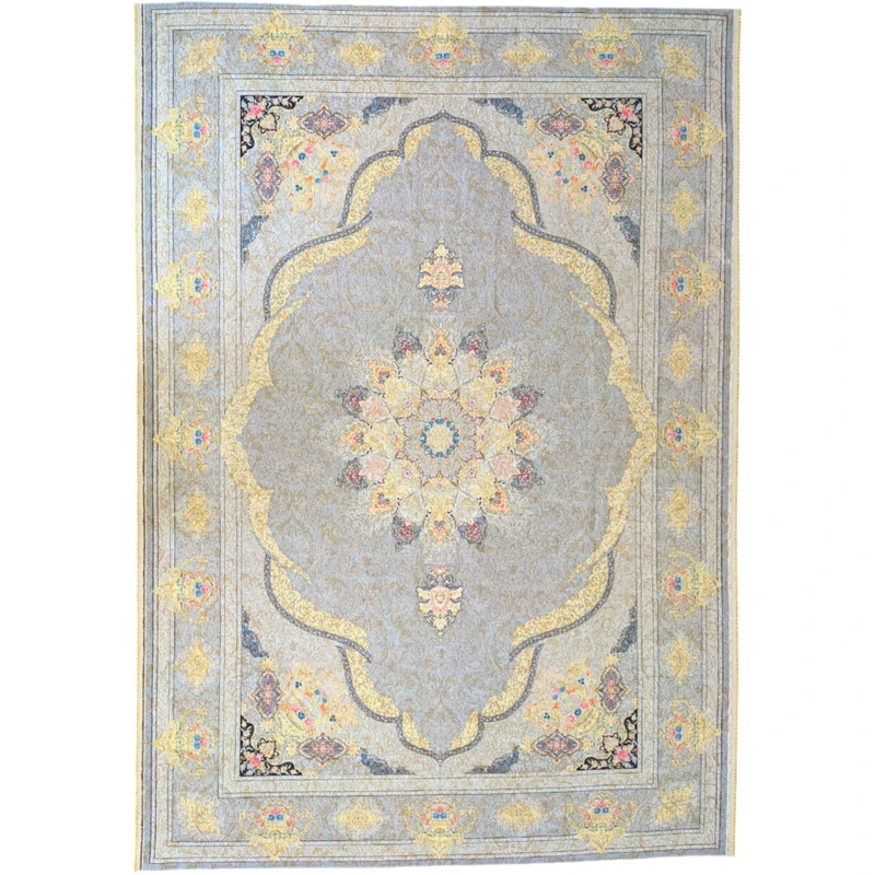 روفرشی مدل زیرسفره ای زمینه طوسی روشن