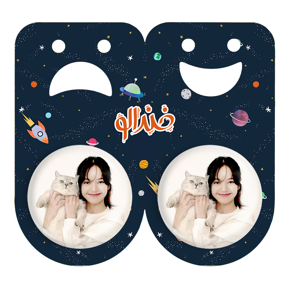 پیکسل خندالو مدل لیسا بلک پینک کد 14292 به همراه مگنت