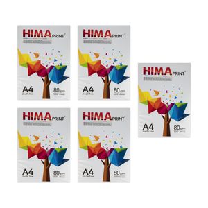 کاغذ A4 هیما کد H05 بسته 5 عددی
