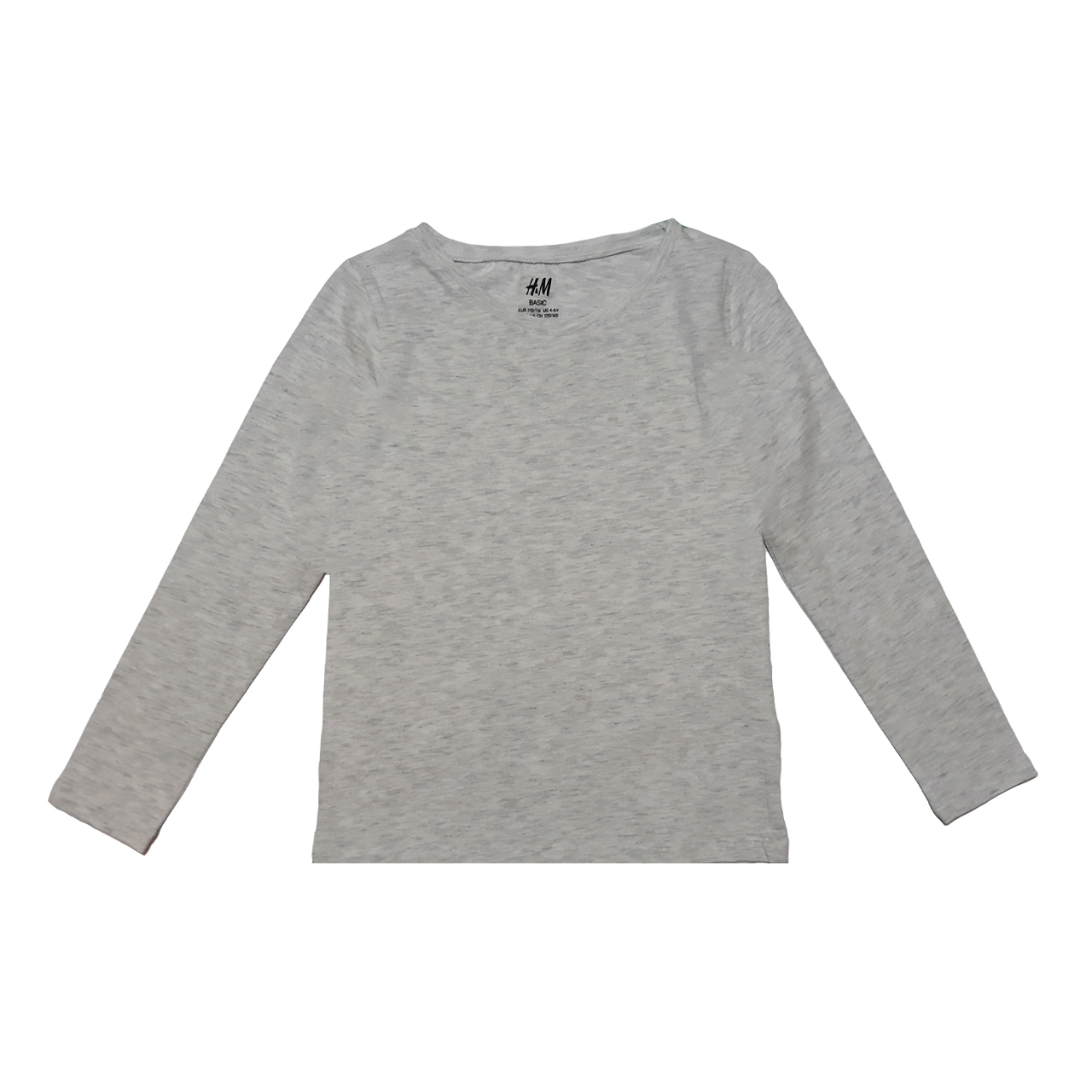 تی شرت آستین بلند دخترانه اچ اند ام کد 1472