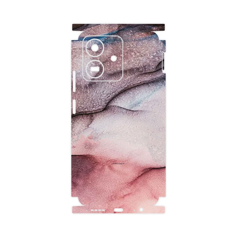 برچسب پوششی ماهوت مدل Smoky pink marble-FullSkin مناسب برای گوشی موبایل آنر Play 10