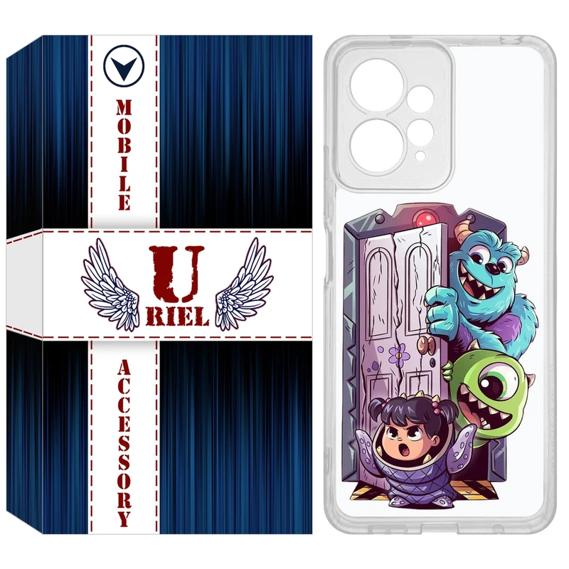 کاور یوریل مدل Clear کد 67 طرح سالیوان مناسب برای گوشی موبایل شیائومی Redmi Note 12 4G