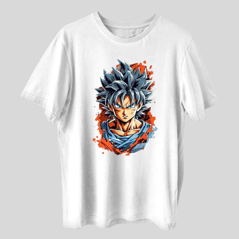 تی شرت آستین کوتاه مردانه مدل انیمه ای 