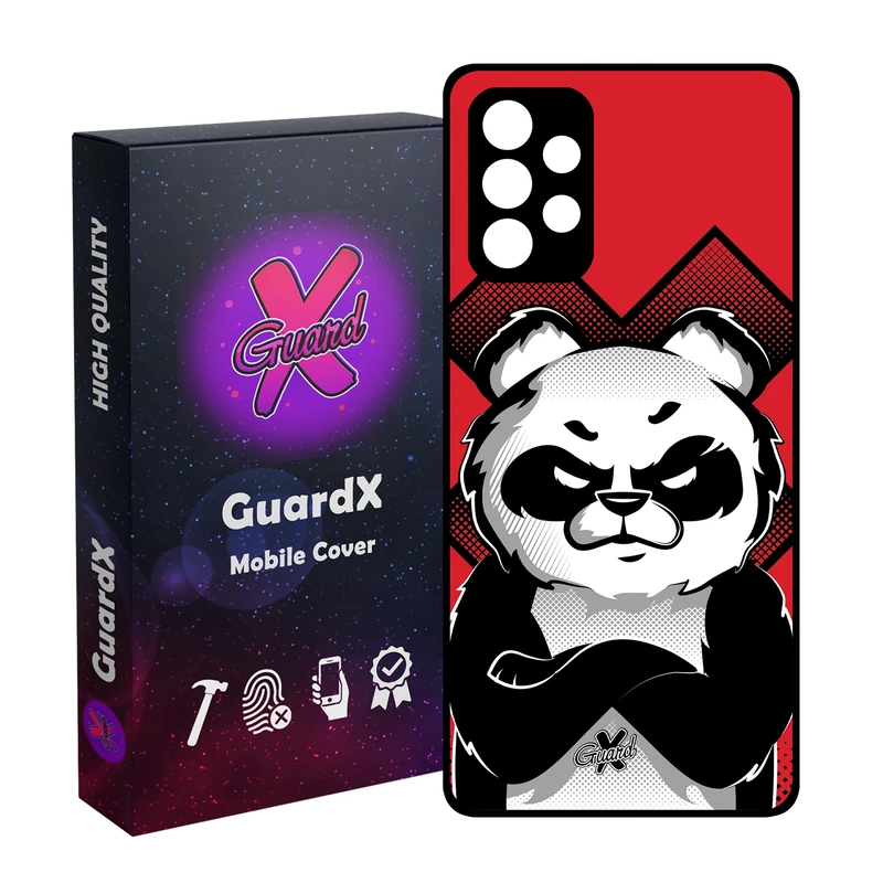 کاور گارد ایکس طرح Panda مدل Glass10301 مناسب برای گوشی موبایل سامسونگ Galaxy A73