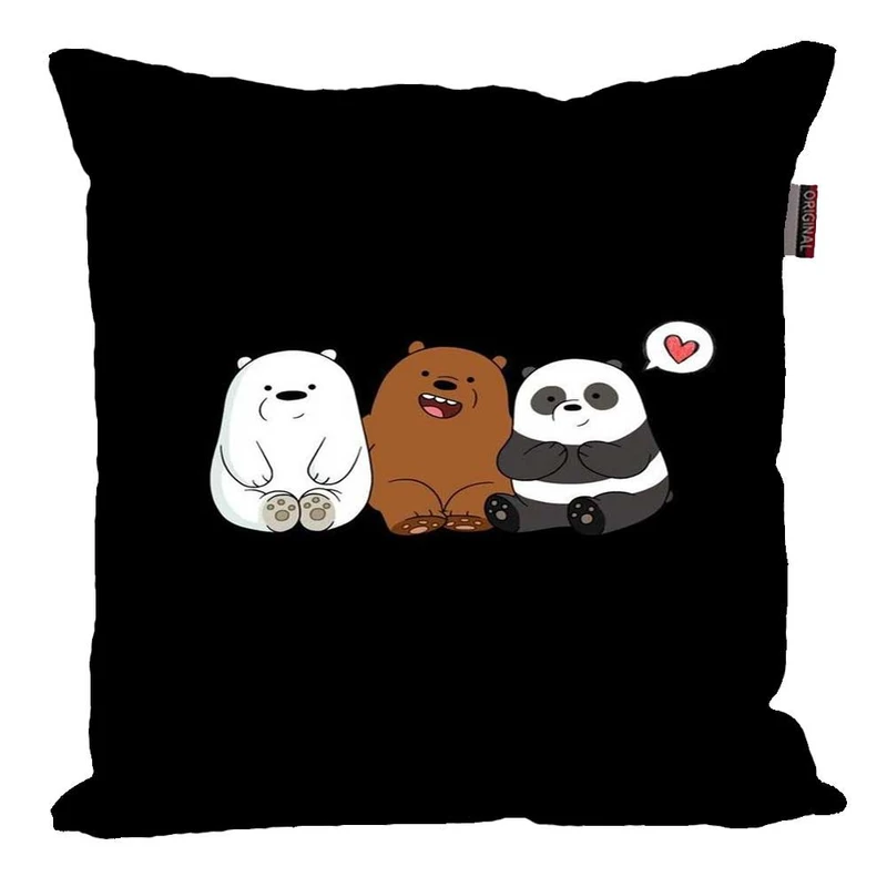 کوسن پاد آفرین مدل سه کله پوک بامزه کد p285