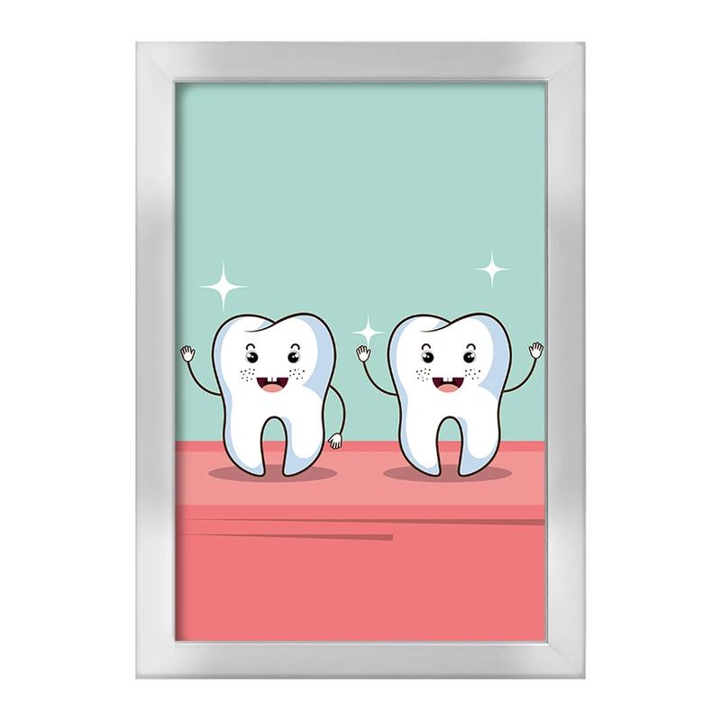 تابلو خندالو طرح دندان و دندان پزشکی کودکانه کد 36759