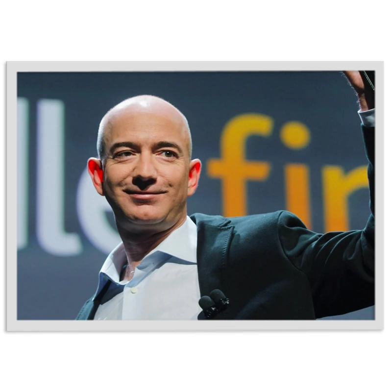 تابلو نوری بکلیت طرح جف بزوس jeff bezos مدل لایت باکس W-s1946