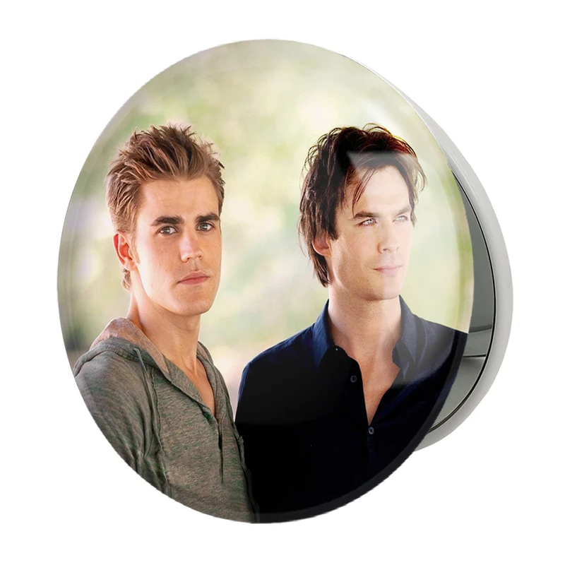 آینه جیبی خندالو طرح خاطرات یک خون آشام The Vampire Diaries مدل تاشو کد 20242 