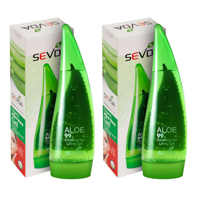 ژل ضد چروک سودا مدل لیفتینگ آلوئه ورا حجم 250 میلی لیتر مجموعه 2 عددی