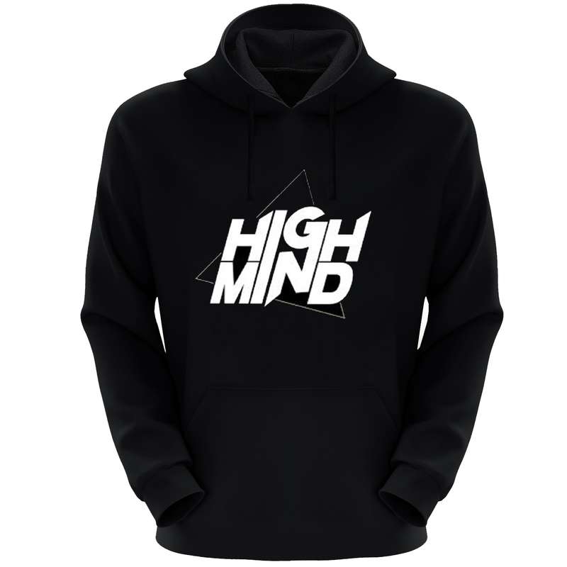 هودی مردانه مدل تایپوگرافی S152 رنگ مشکی