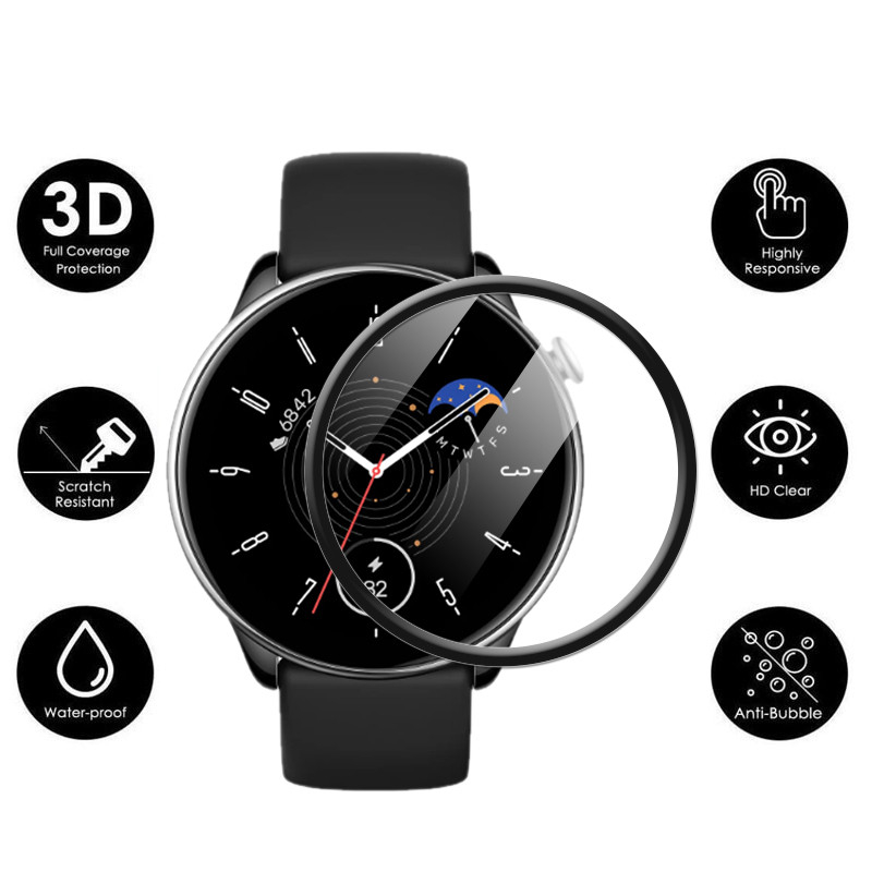 محافظ صفحه نمایش گودزیلا مدل PMMA مناسب برای ساعت هوشمند امیزفیت GTR Mini بسته 2 عددی