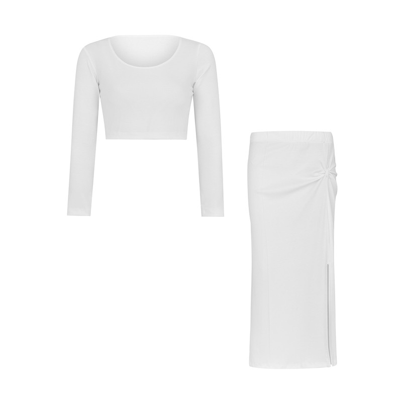 ست کراپ و دامن زنانه ناتوسا مدل NT820-5