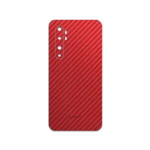 MAHOOT Red-Fiber Cover Sticker for Xiaomi Mi Note 10 Lite