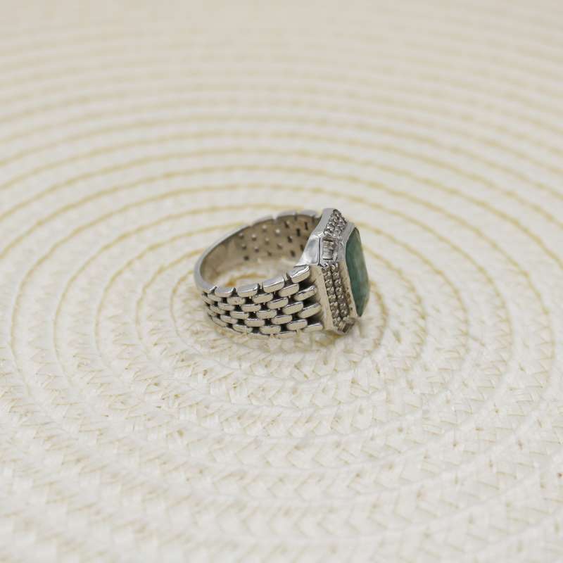 انگشتر نقره مردانه مدل 9 